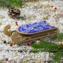 Bead embroidery kit on wood Wonderland Crafts FLK-469 Christmas decorations