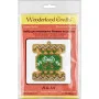 Bead embroidery kit on wood Wonderland Crafts FLK-521 Christmas decorations