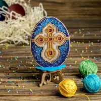 Cross-stitch kits on wood Wonderland Crafts FLW-031 Easter