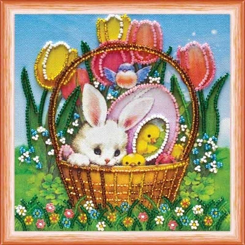 Photo Bead embroideri kit Mini Abris Art AM-072 Easter joy
