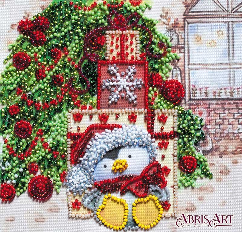 Photo Bead embroideri kit Mini Abris Art AM-222 Under the Christmas tree