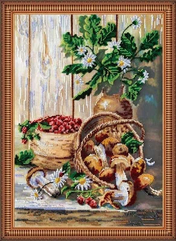 Foto Main Bead Embroidery Kit on Canvas  Abris Art AB-229 Forest fantasy