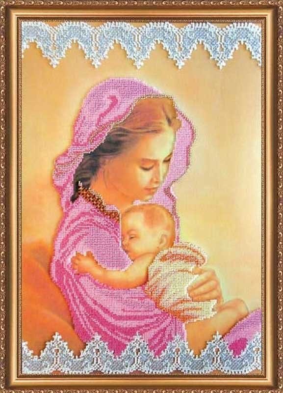 Foto Main Bead Embroidery Kit on Canvas  Abris Art AB-240 Happiness