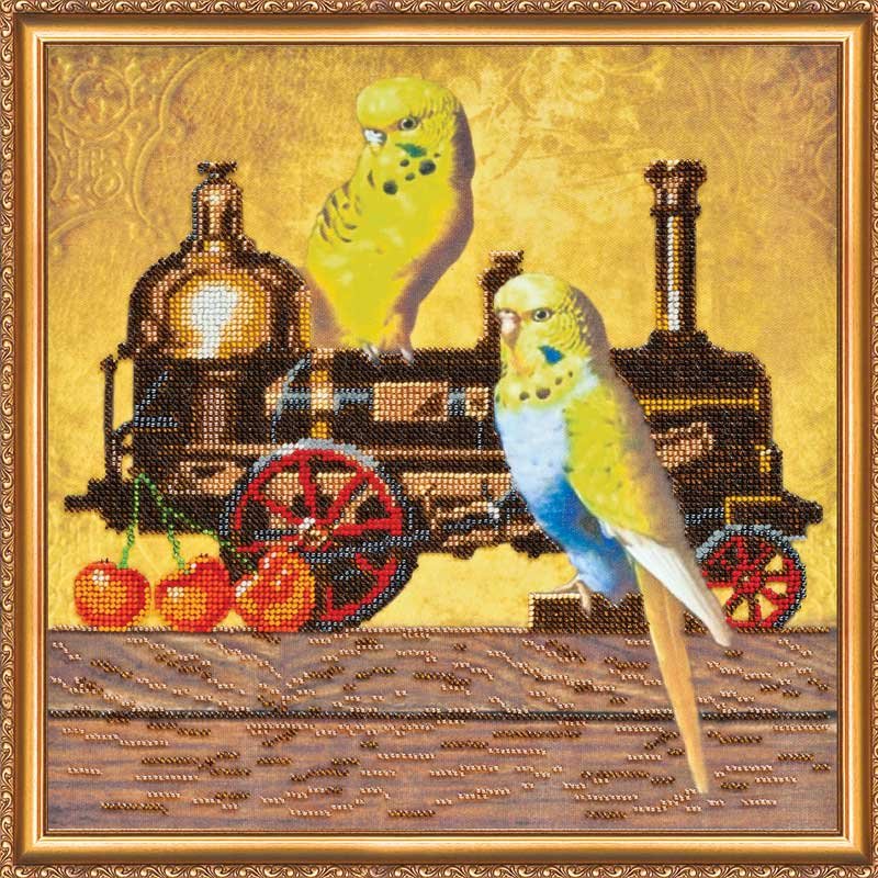 Foto Main Bead Embroidery Kit on Canvas  Abris Art AB-351 Let's drive