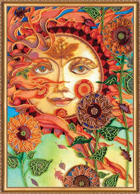 Foto Main Bead Embroidery Kit on Canvas  Abris Art AB-382 Sunny windy