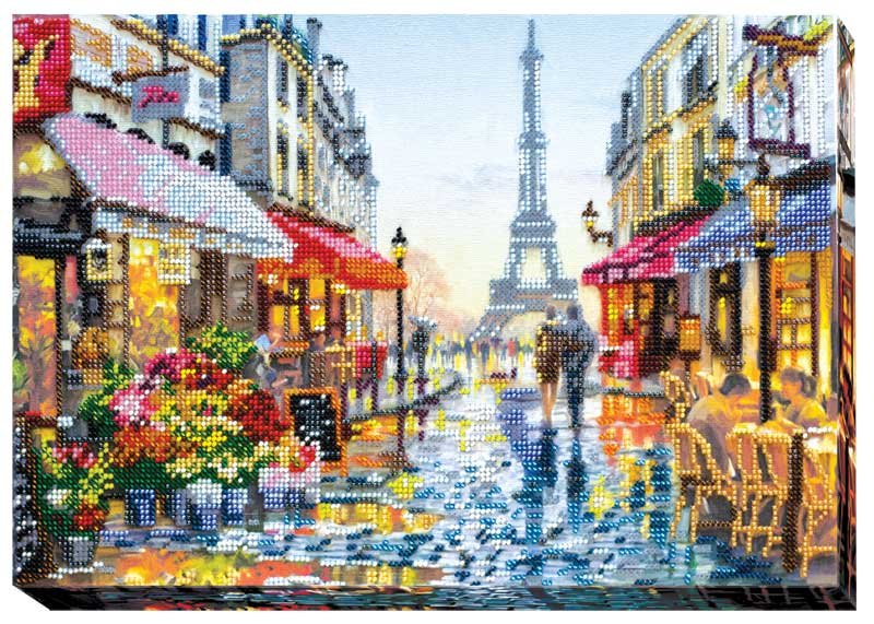 Foto Main Bead Embroidery Kit on Canvas  Abris Art AB-411 After the rain