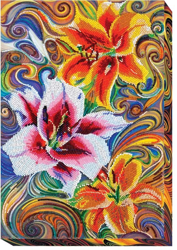 Foto Main Bead Embroidery Kit on Canvas  Abris Art AB-423 The Three Virtues