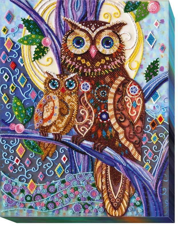 Foto Main Bead Embroidery Kit on Canvas  Abris Art AB-445 Midnight shades
