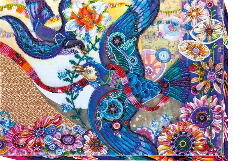 Foto Main Bead Embroidery Kit on Canvas  Abris Art AB-447 With good news