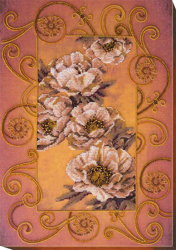 Foto Main Bead Embroidery Kit on Canvas  Abris Art AB-567 Grisaille