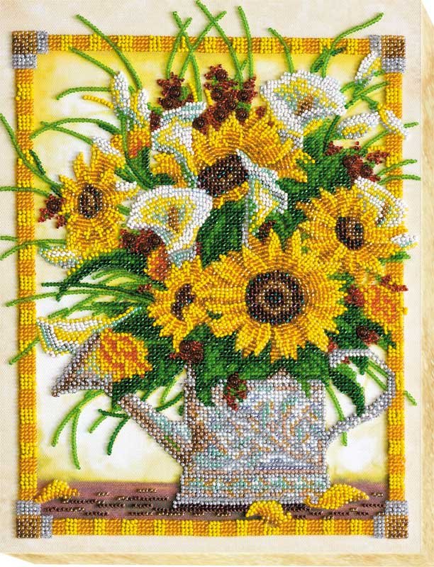 Foto Main Bead Embroidery Kit on Canvas  Abris Art AB-579 Heat of summer