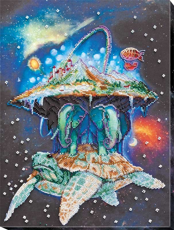 Foto Main Bead Embroidery Kit on Canvas  Abris Art AB-633 Universe