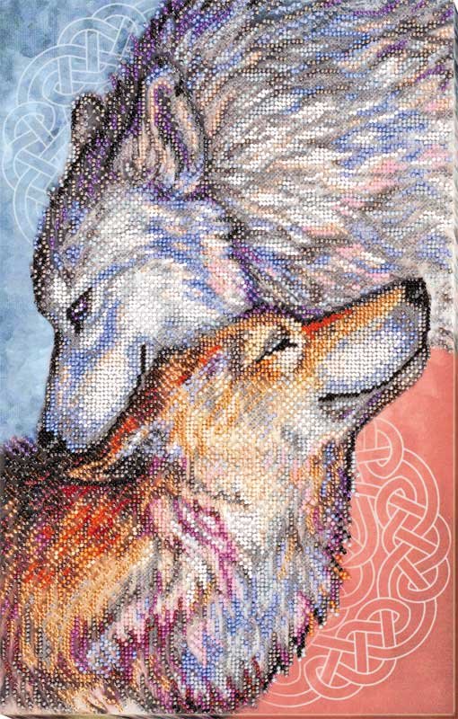 Foto Main Bead Embroidery Kit on Canvas  Abris Art AB-685 The tenderness