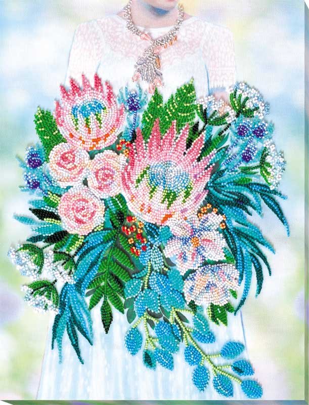 Foto Main Bead Embroidery Kit on Canvas  Abris Art AB-803 A special day