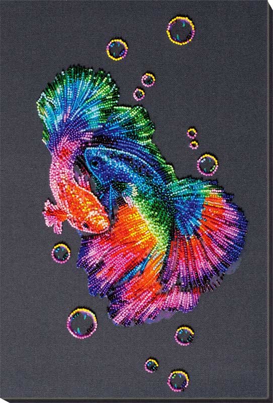 Foto Main Bead Embroidery Kit on Canvas  Abris Art AB-822 Rainbow dance