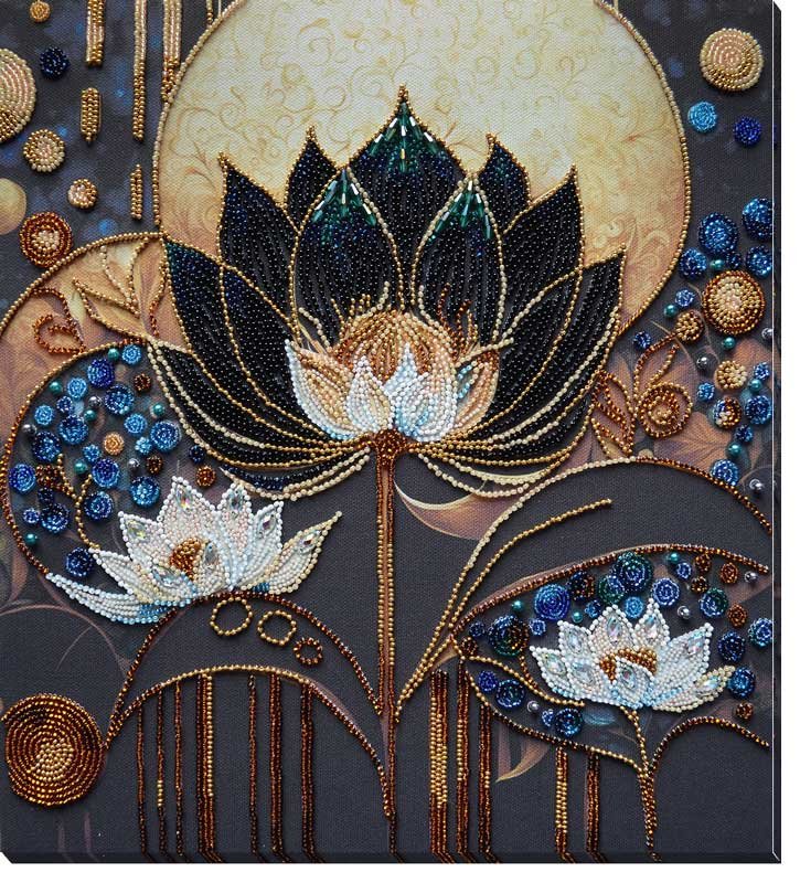 Foto Main Bead Embroidery Kit on Canvas  Abris Art AB-917 A dream to blossom