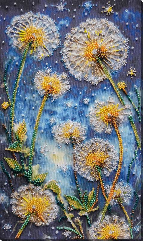 Foto Main Bead Embroidery Kit on Canvas  Abris Art AB-931 Give your dream to the wind