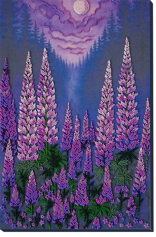 Picture Main Bead Embroidery Kit on Canvas Abris Art AB-952 Moonlight Foto Main Bead Embroidery Kit on Canvas Abris Art AB-952 Moonlight