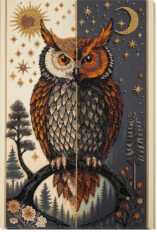 Фото Набір для вишивання бісером на полотні Абріс Арт АВ-960 Оракул дня і ночі