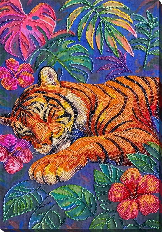 Фотография Набор для вышивки бисером на холсте Абрис Арт АВ-964 Сладкий сон Фото Набор для вышивки бисером на холсте Абрис Арт АВ-964 Сладкий сон