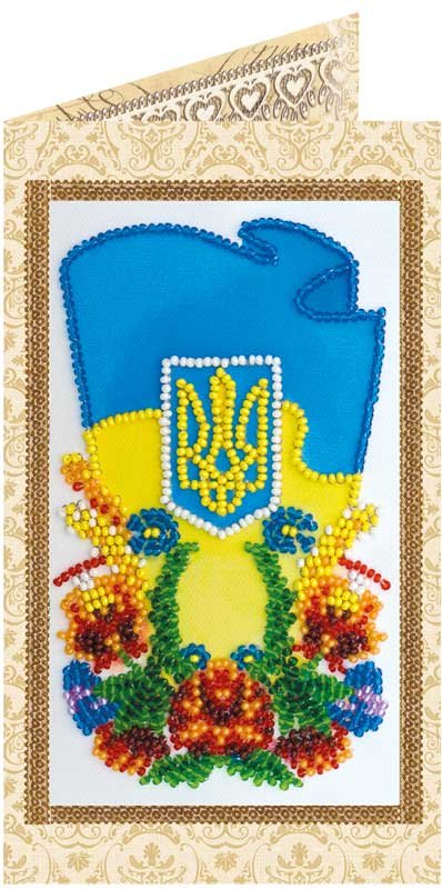 Фото Набір для вишивання бісером листівка Абріс Арт АО-142 Україна