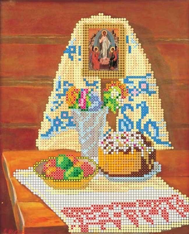 Photo Pattern for beading Abris Art AC-025 Easter