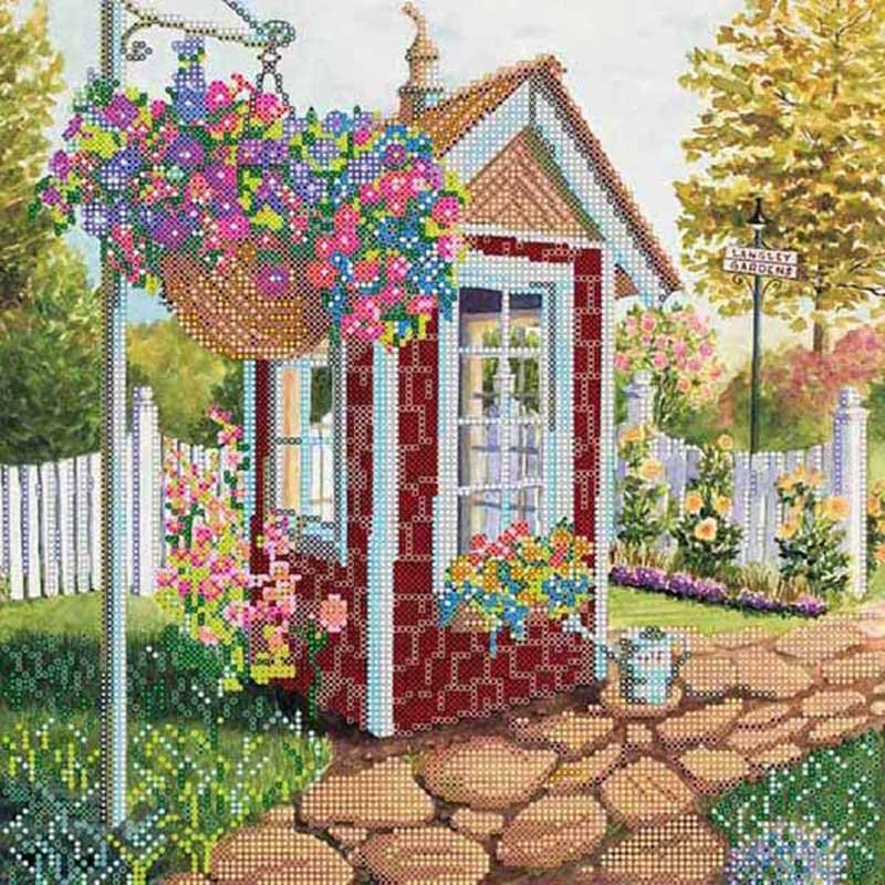 Photo Pattern for beading Abris Art AC-255 Cozy garden