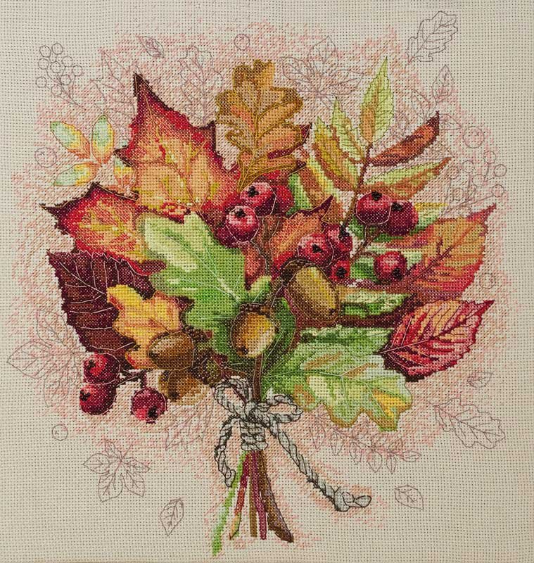 Photo Cross stitch kit Abris Art AH-185 Autumn moment