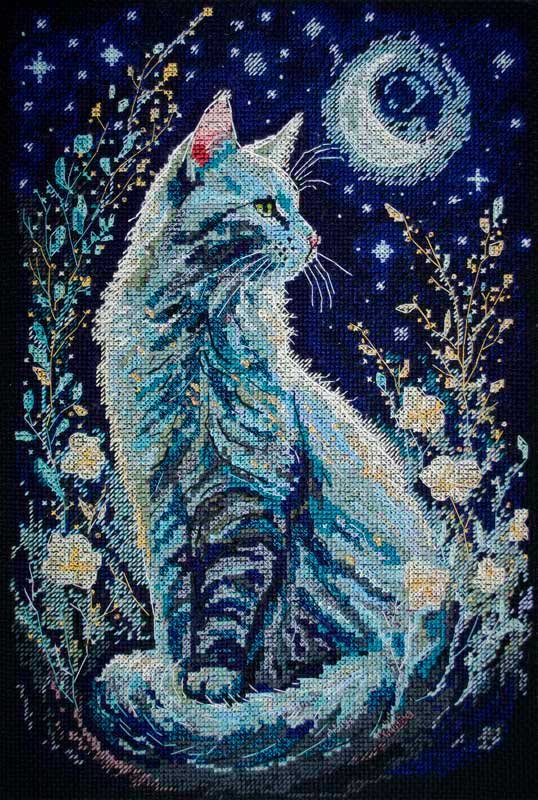 Photo Cross stitch kit Abris Art AH-197 Night guest