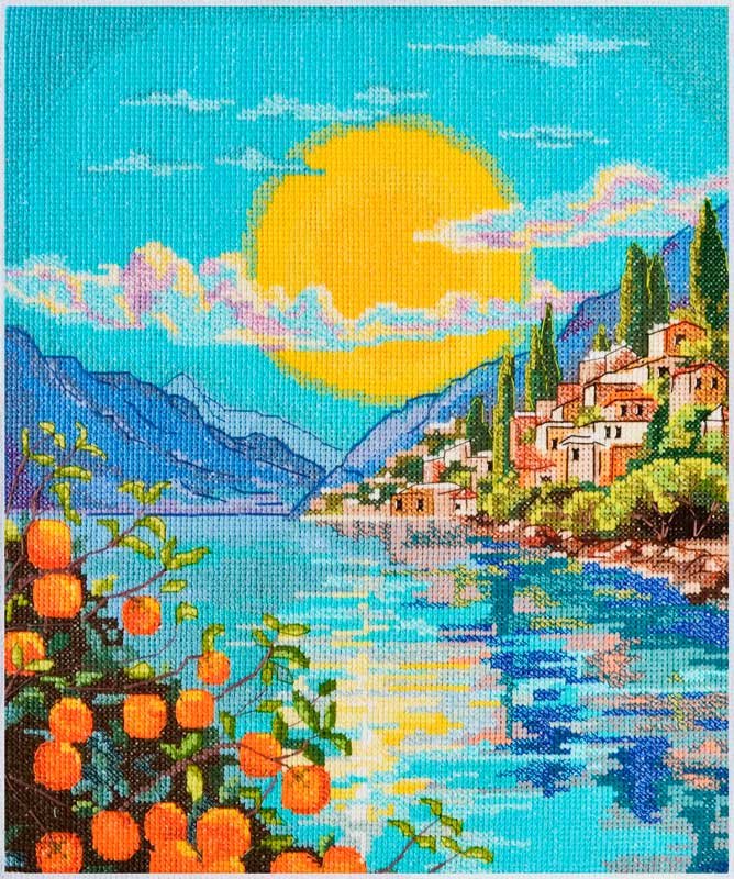 Photo Cross stitch kit Abris Art AH-215 The sun of Sicily