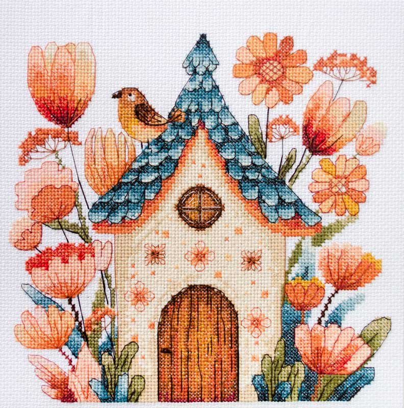 Photo Cross stitch kit Abris Art AH-254 Sing for us, little bird!