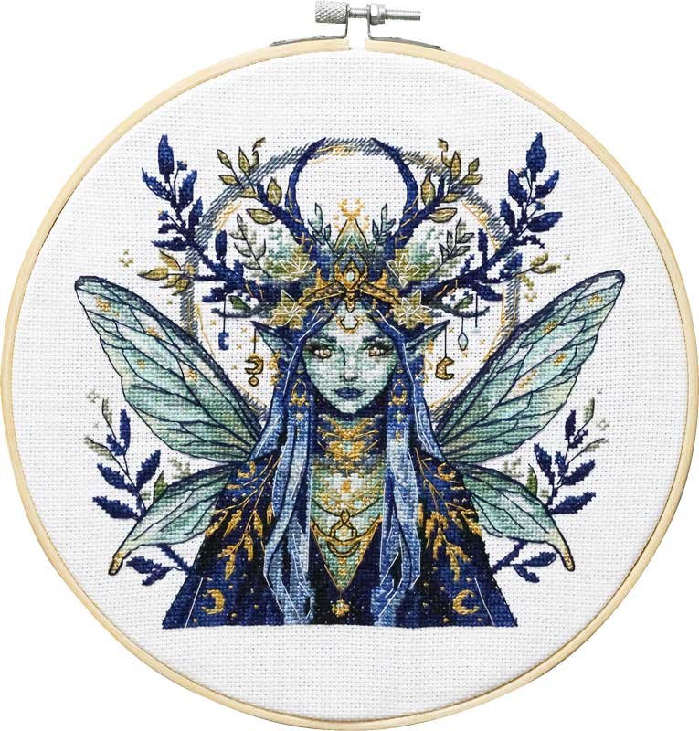 Фото Набор для вышивки крестом Абрис Арт АН-330 Эльфийка звездного леса