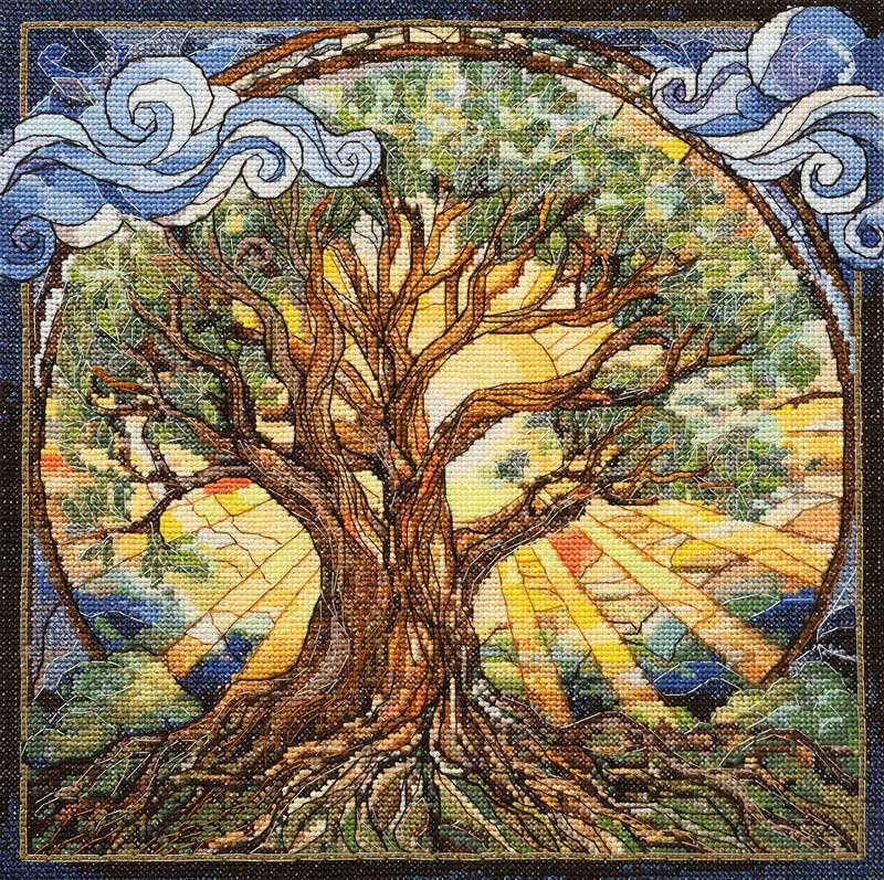 Photo Cross stitch kit Abris Art AH-333 Tree of Eternity Photo Cross stitch kit Abris Art AH-333 Tree of Eternity