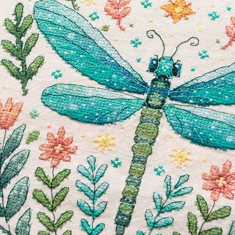 Фото 2 Набір для вишивки хрестиком шопера Абріс Арт АНВ-004 Літо на порозі