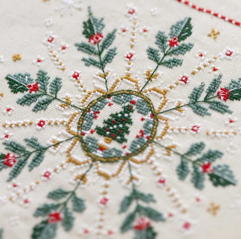 Фото 2 Набір для вишивки хрестиком шопера Абріс Арт АНВ-007 Зима кличе