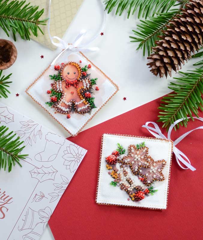 Foto Kit New Year decorattion for embroidery Abris Art ABT-033 Holiday baking