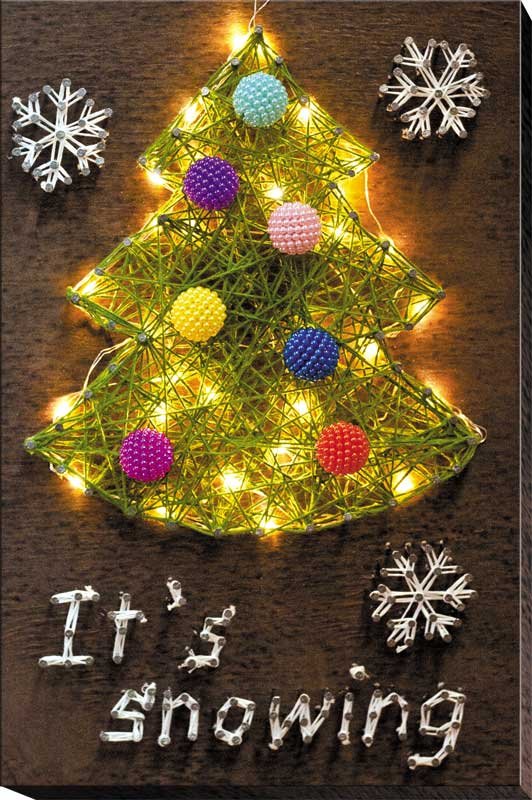 Photo String Art Pictures Abris Art ABC-014 Christmas tree