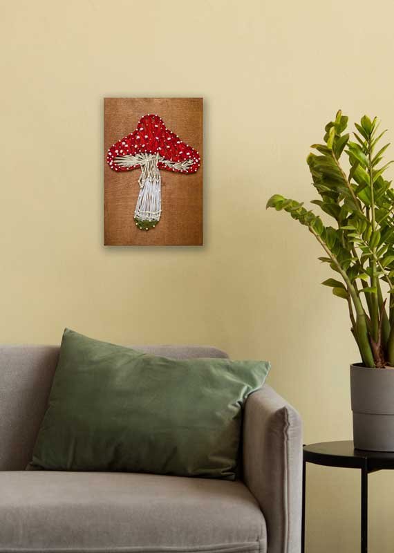 Photo 2 String Art Pictures Abris Art ABC-031 Fly agaric