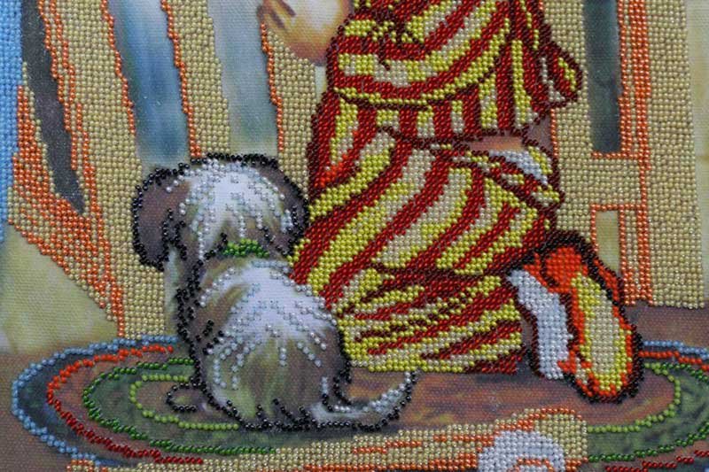 Foto 2 MICRObead embroidery kit Abris Art ABM-004 Evening Prayer
