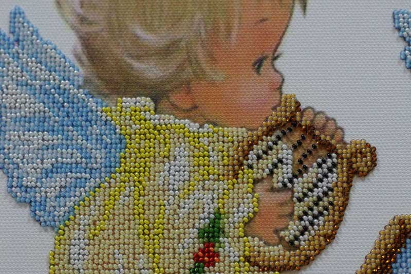 Foto 2 MICRObead embroidery kit Abris Art ABM-006 Lullaby of an angel
