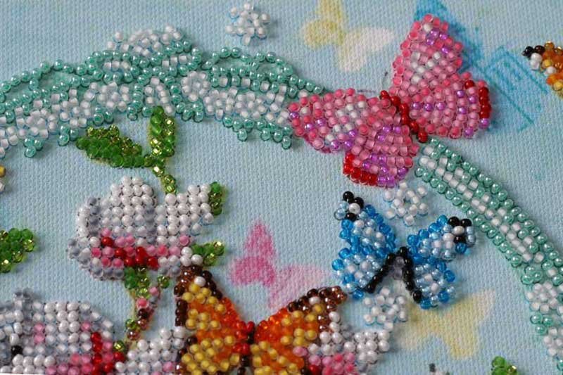 Photo 3 Mid-sized bead embroidery kit Abris Art AMB-020 Spring keys