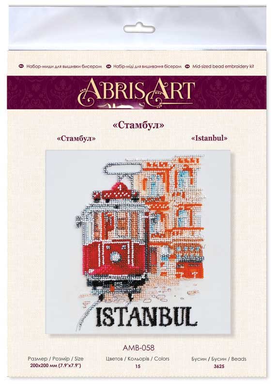 Фото 2 Набір-міді для вишивки бісером Абріс Арт АМВ-058 Стамбул