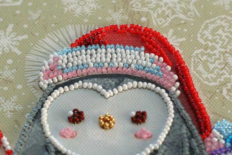 Photo 2 Mid-sized bead embroidery kit Abris Art AMB-073 Here I am!