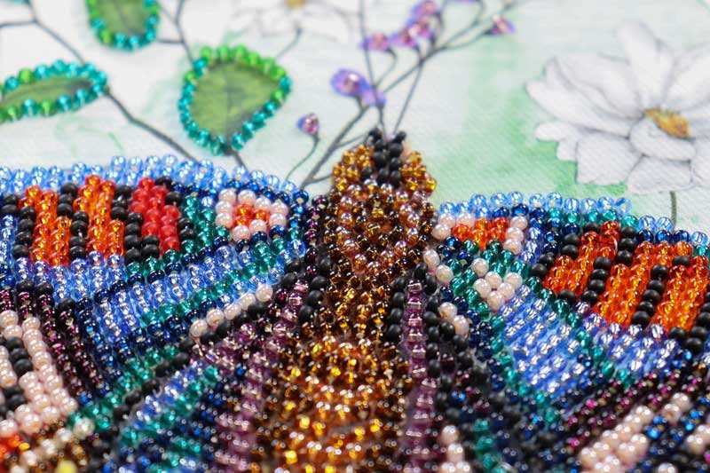 Photo 2 Mid-sized bead embroidery kit Abris Art AMB-103 Color harmony