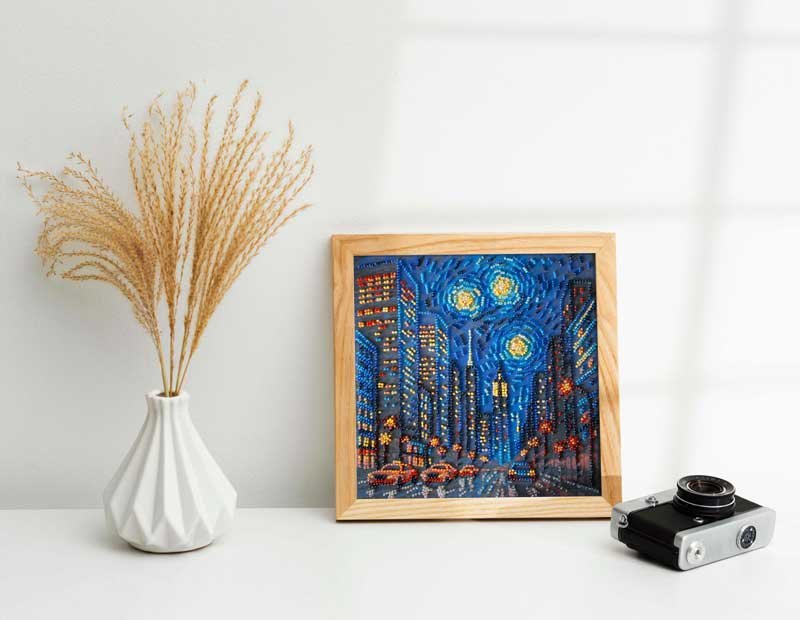 Photo 2 Mid-sized bead embroidery kit Abris Art AMB-121 Rhythm of life Photo 2 Mid-sized bead embroidery kit Abris Art AMB-121 Rhythm of life