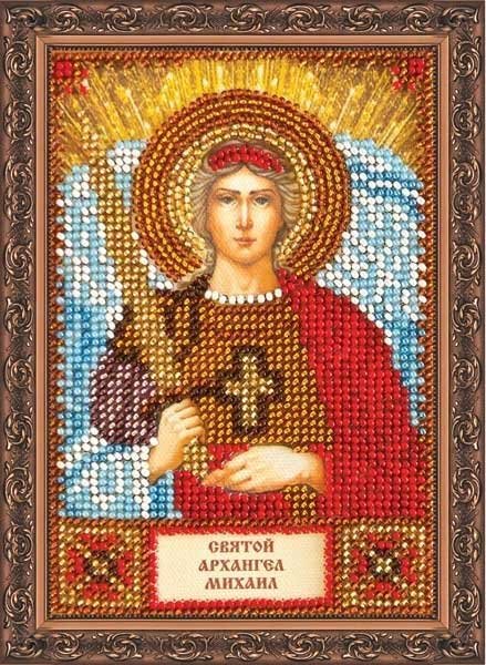 Foto The kit for a bead stiching mini icons of saints Saint Michael Abris Art AAM-010