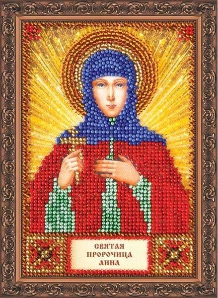 Foto The kit for a bead stiching mini icons of saints Saint Anne Abris Art AAM-015