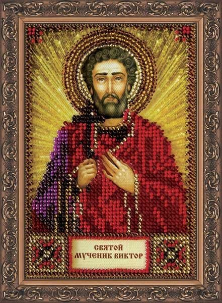 Foto The kit for a bead stiching mini icons of saints Saint Victor Abris Art AAM-031