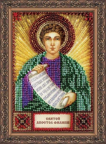 Фото Набір для вишивання бісером іменної міні-ікони Святий Філіп Абріс Арт ААМ-036