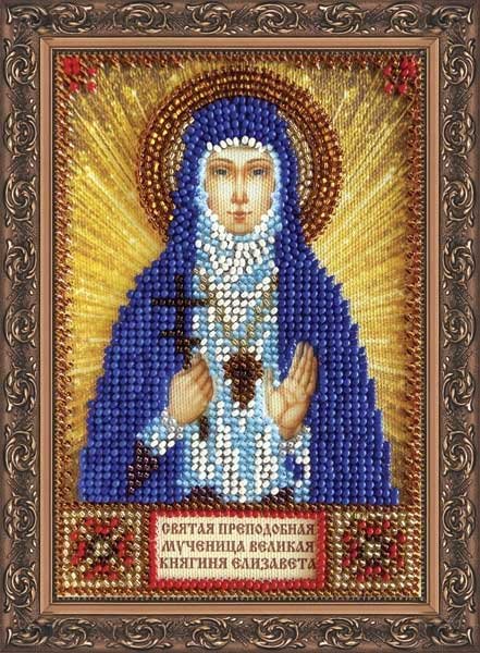 Фото Набір для вишивання бісером іменної міні-ікони Свята Єлизавета Абріс Арт ААМ-037